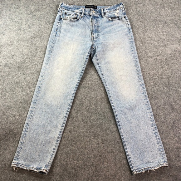Abercrombie & Fitch Other - Abercrombie and Fitch Vintage Straight Mens Jeans 32x30 (fits 34x29) Light Wash
